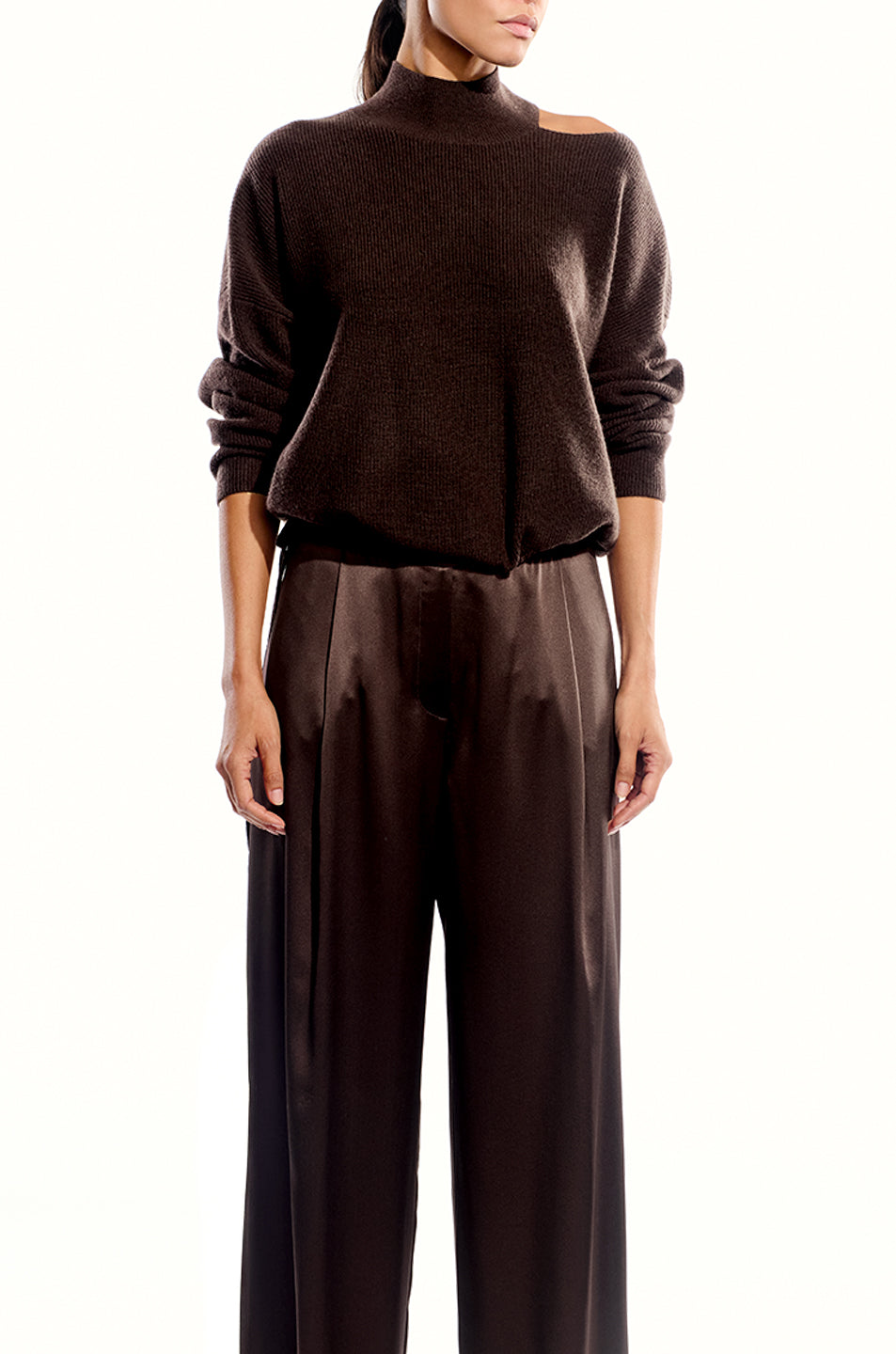 Open Shoulder Sweater