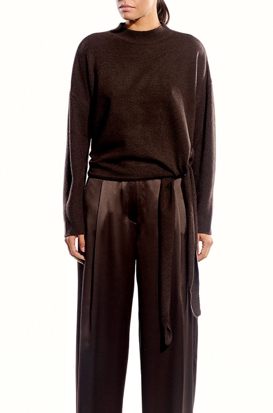 Sweater With Side Tie