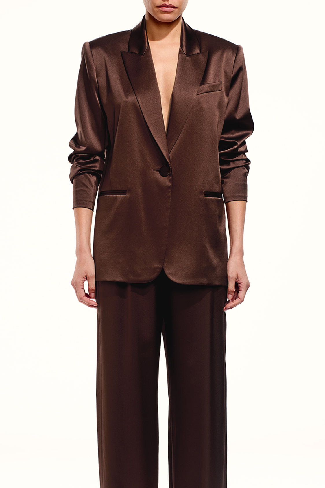 Oversized Silk Blazer