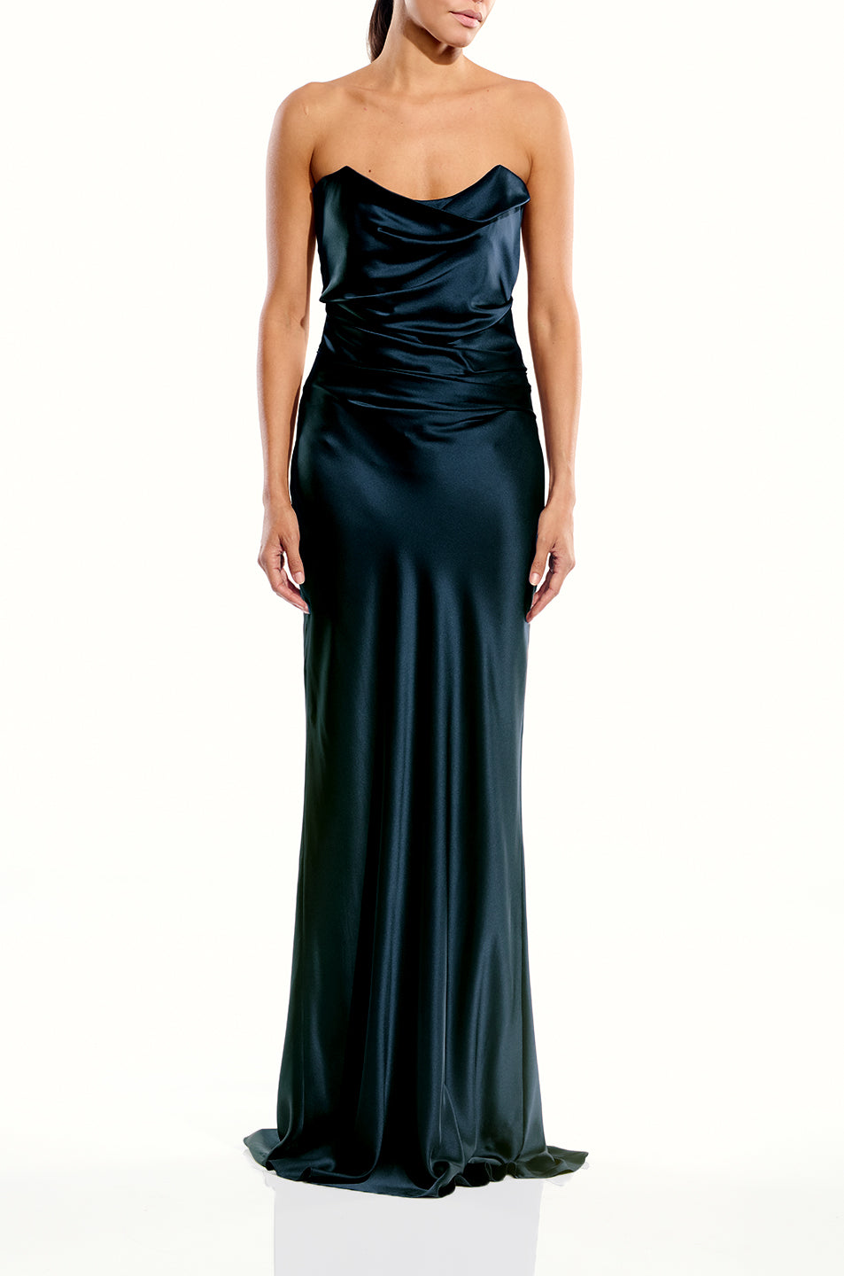 Cowl Bustier Gown