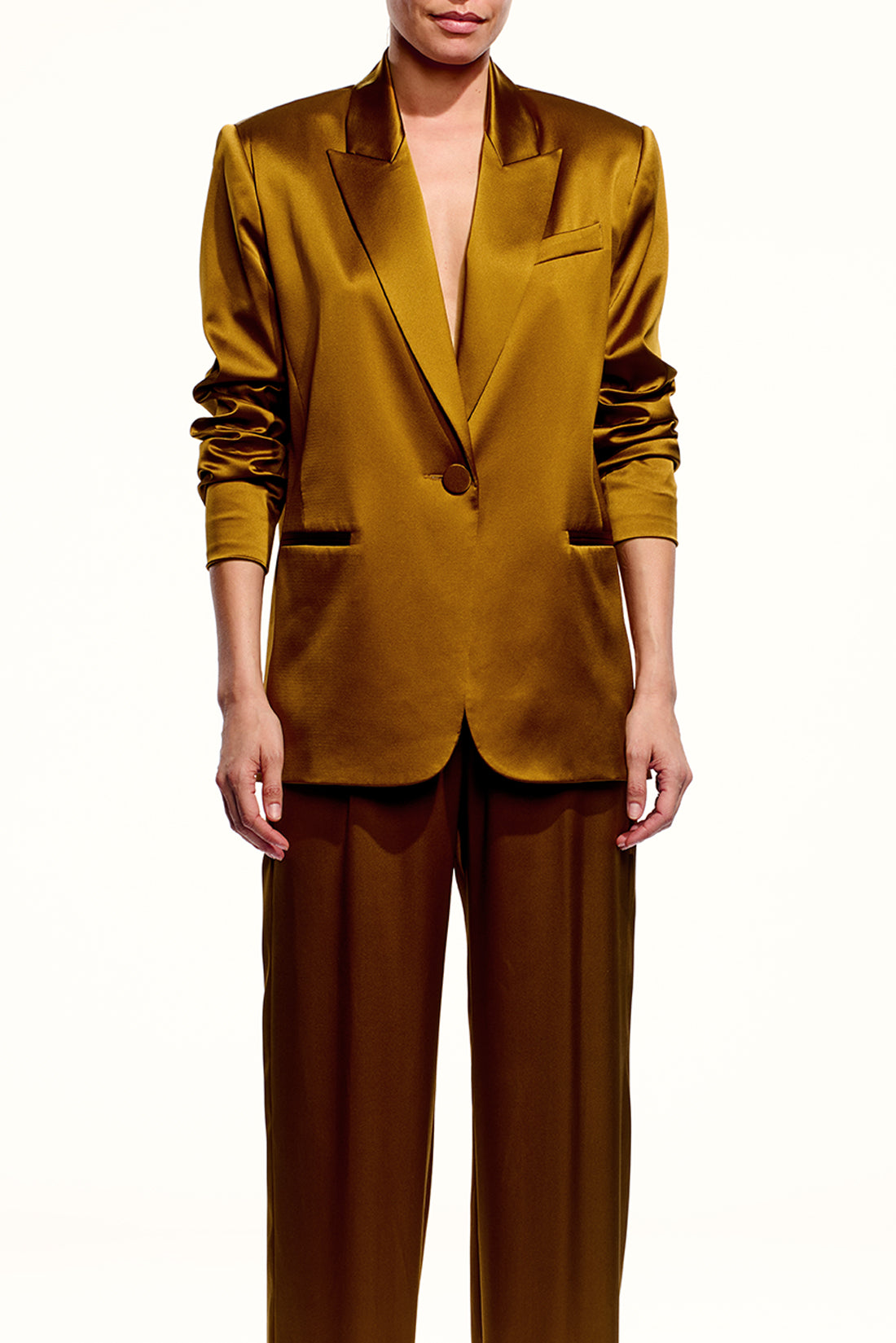 Oversized Silk Blazer