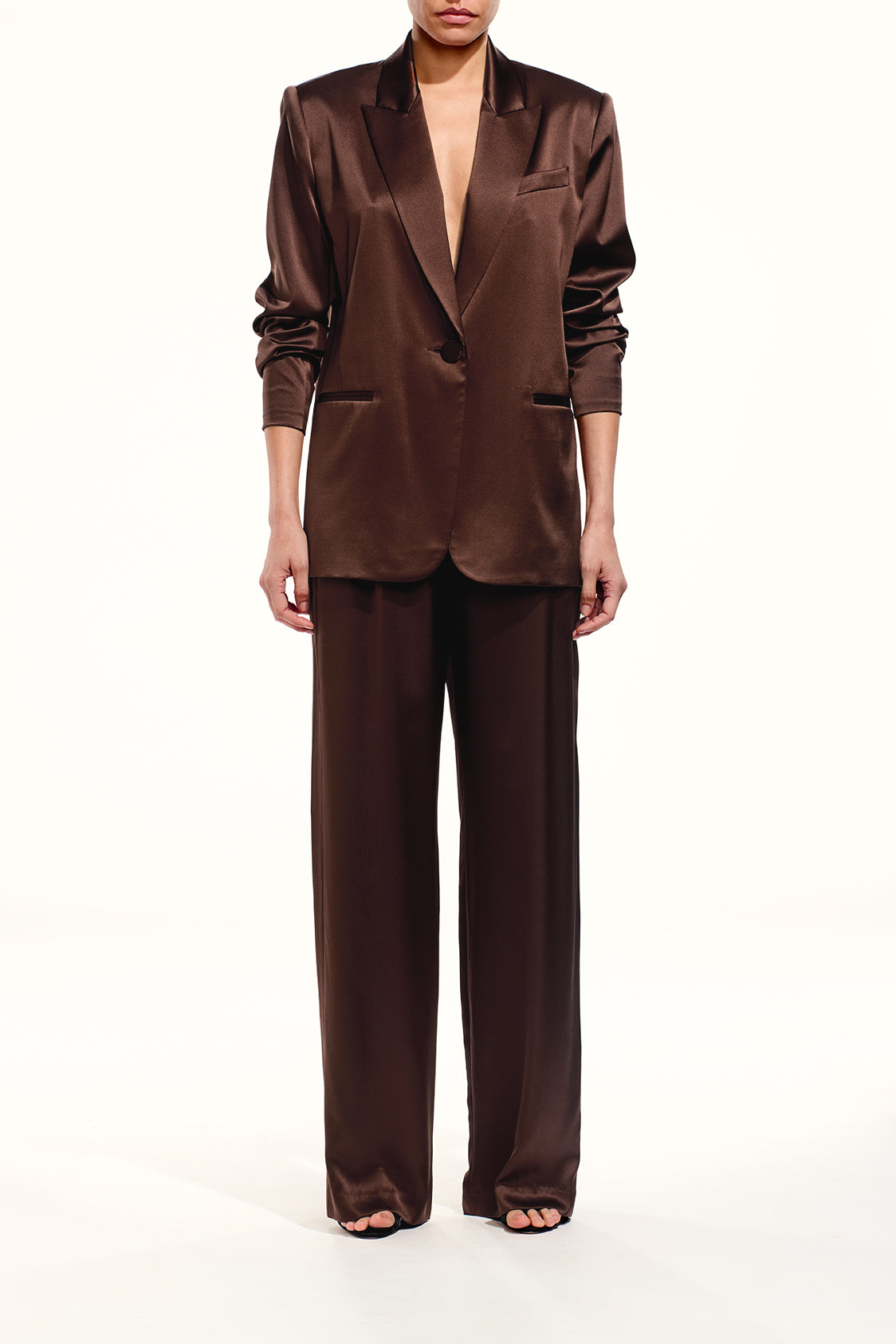 Oversized Silk Blazer