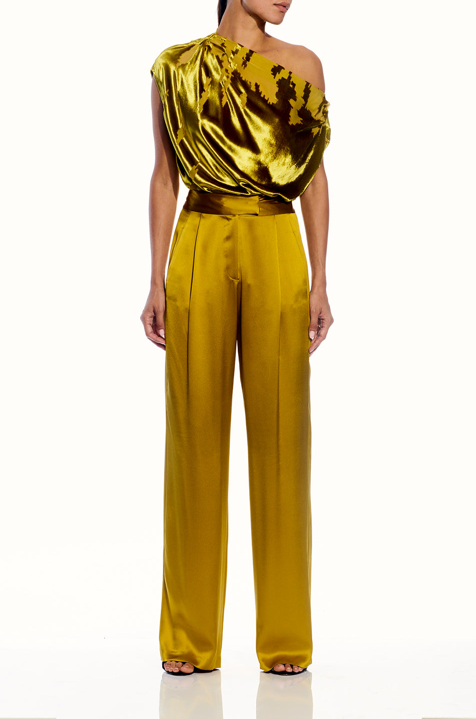Velvet Draped Top- FINAL SALE