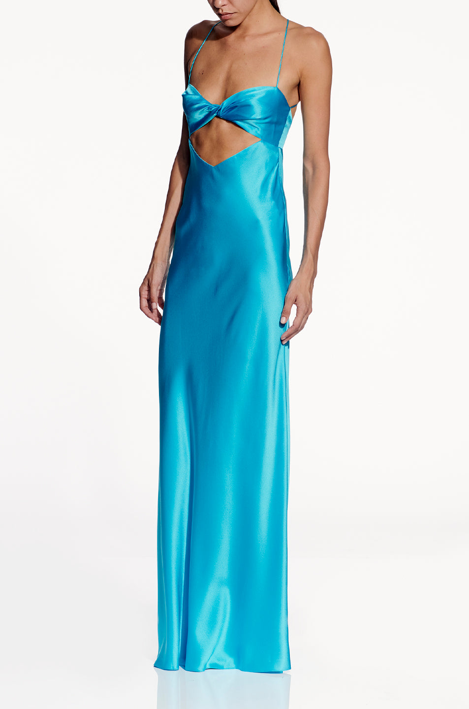Twist Bandeau Cut Out Gown- FINAL SALE