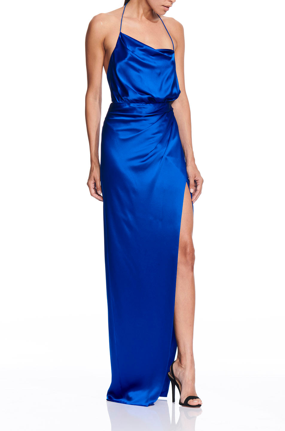 Halter Cowl Gown