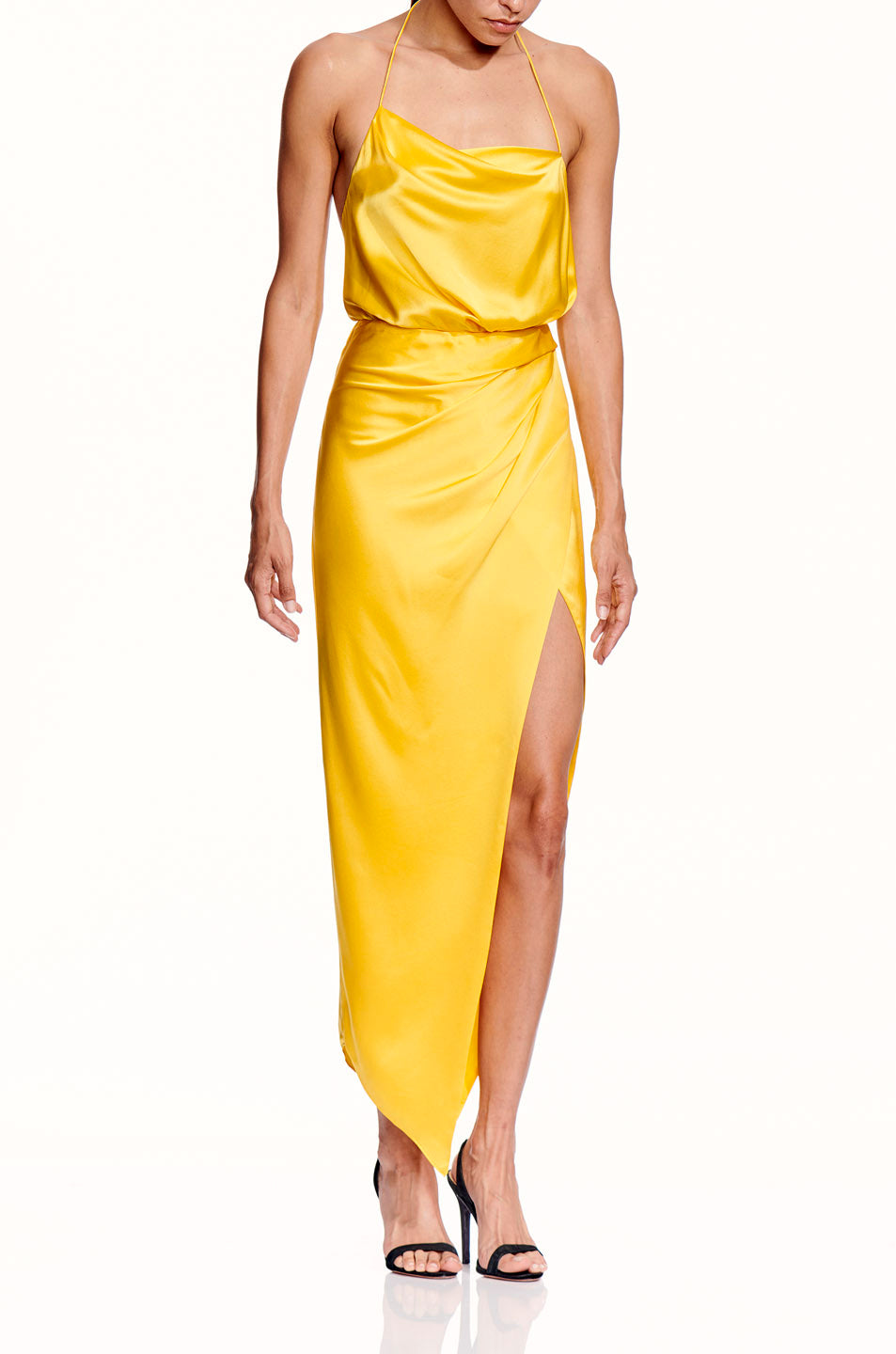 Halter Cowl Dress