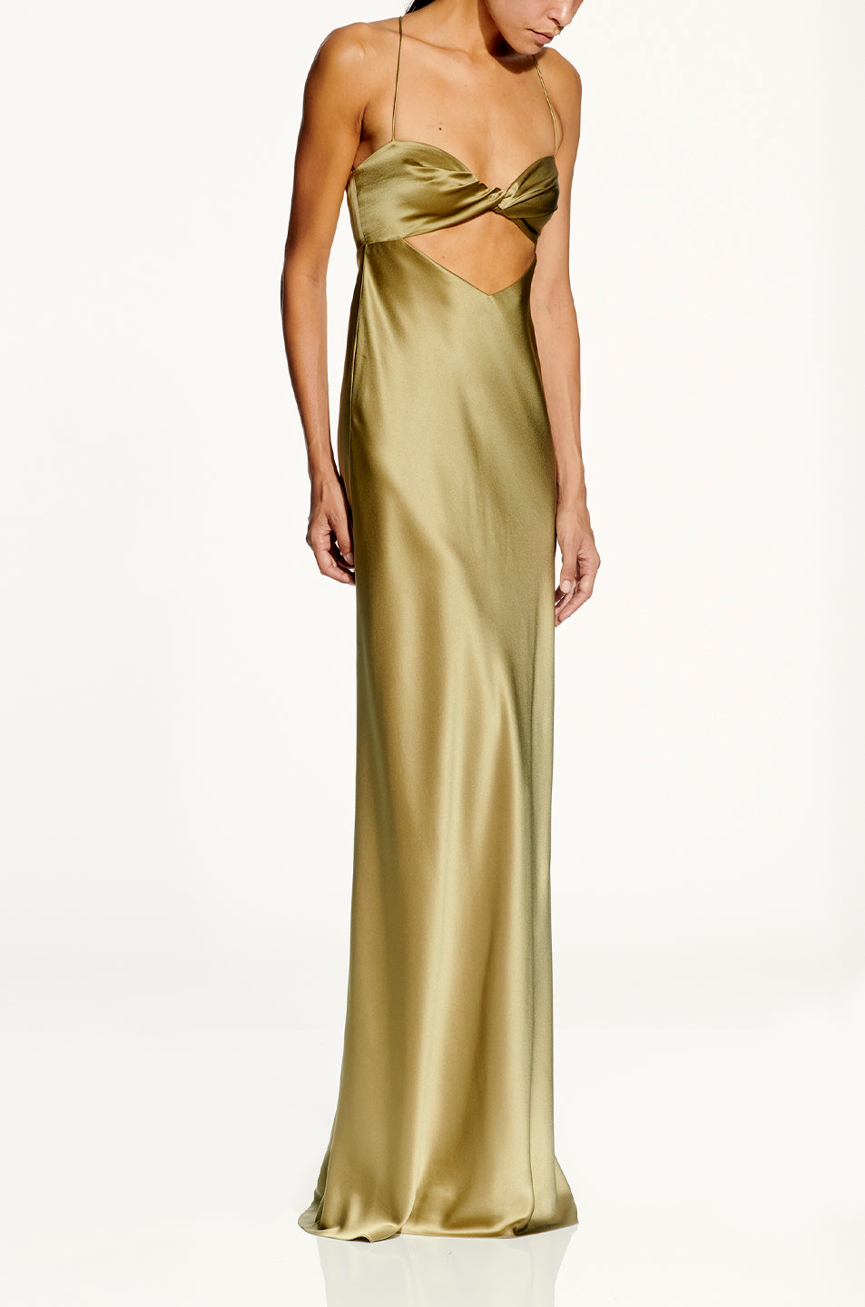 Twist Bandeau Cut Out Gown- FINAL SALE