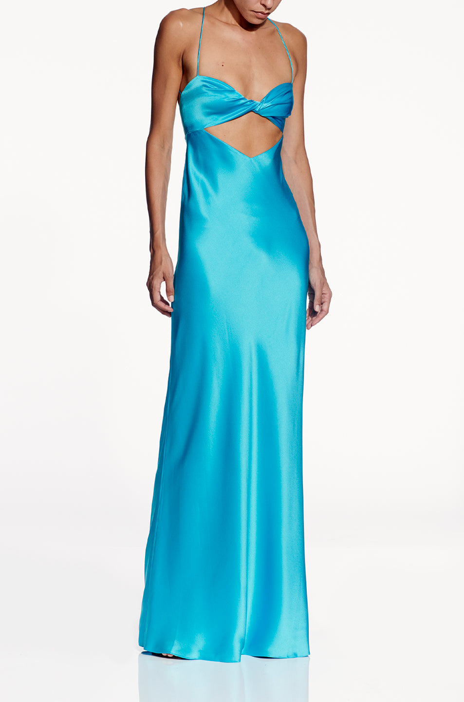 Twist Bandeau Cut Out Gown- FINAL SALE