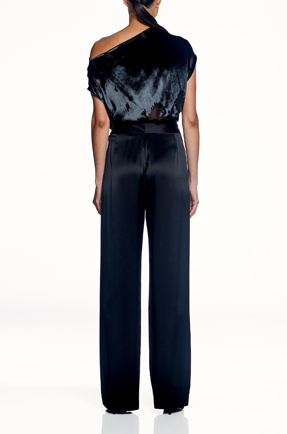 Velvet Draped Top- FINAL SALE