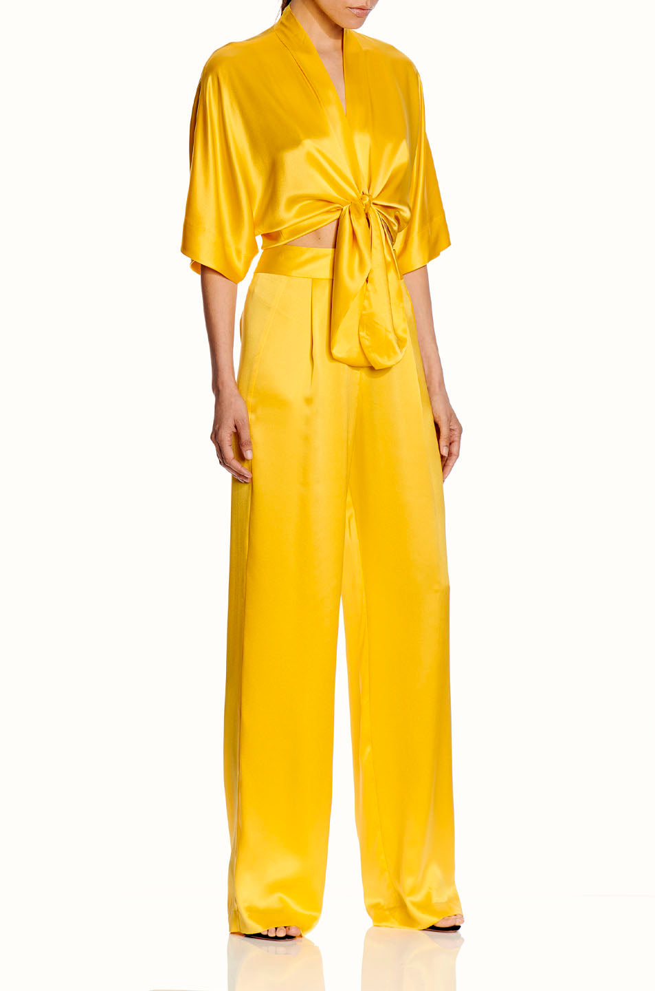 Dolman Tie Front Blouse