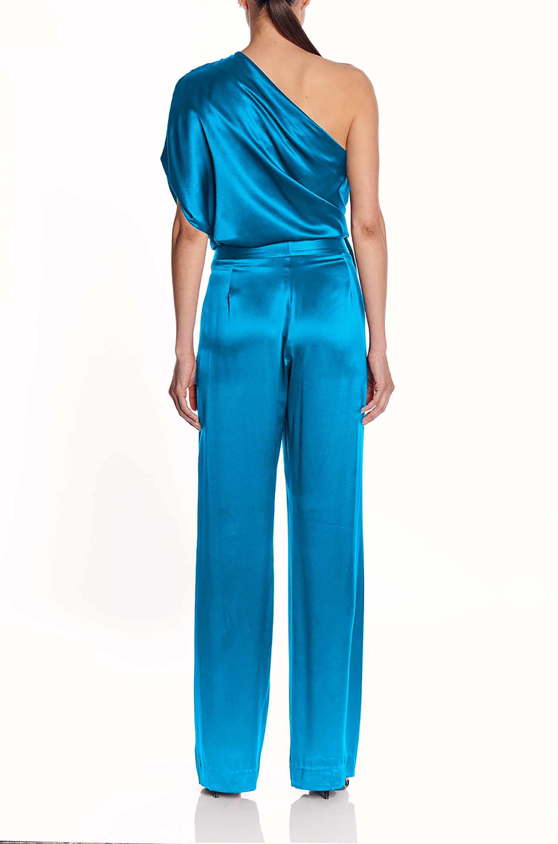 One Shoulder Top With Tie- FINAL SALE