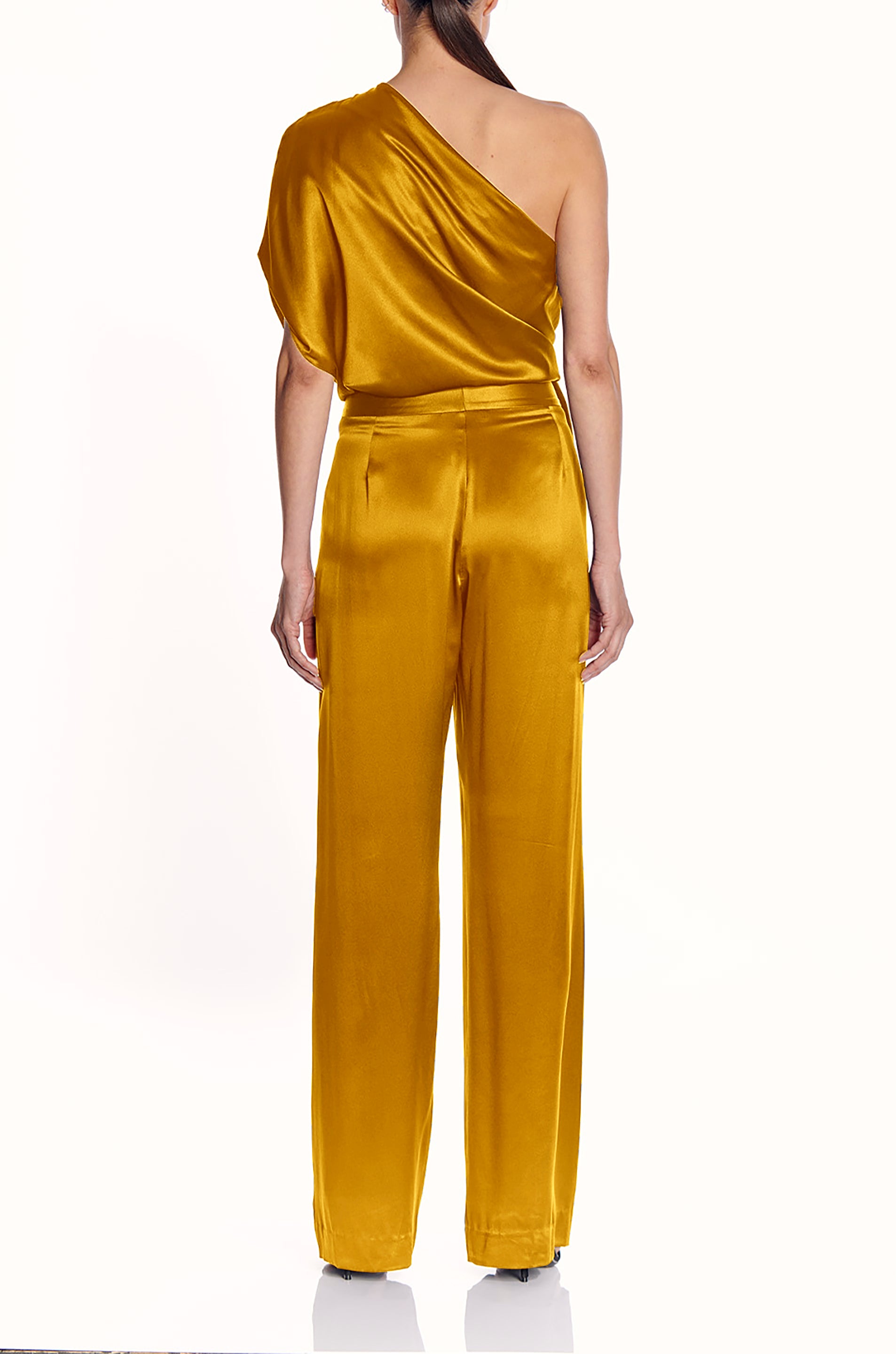 One Shoulder Top With Tie- FINAL SALE