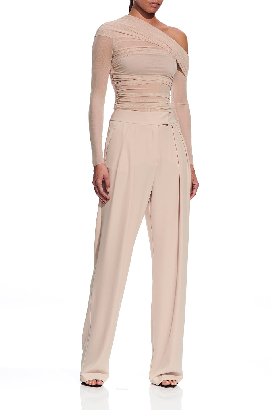 Long Sleeve Asymmetrical Top