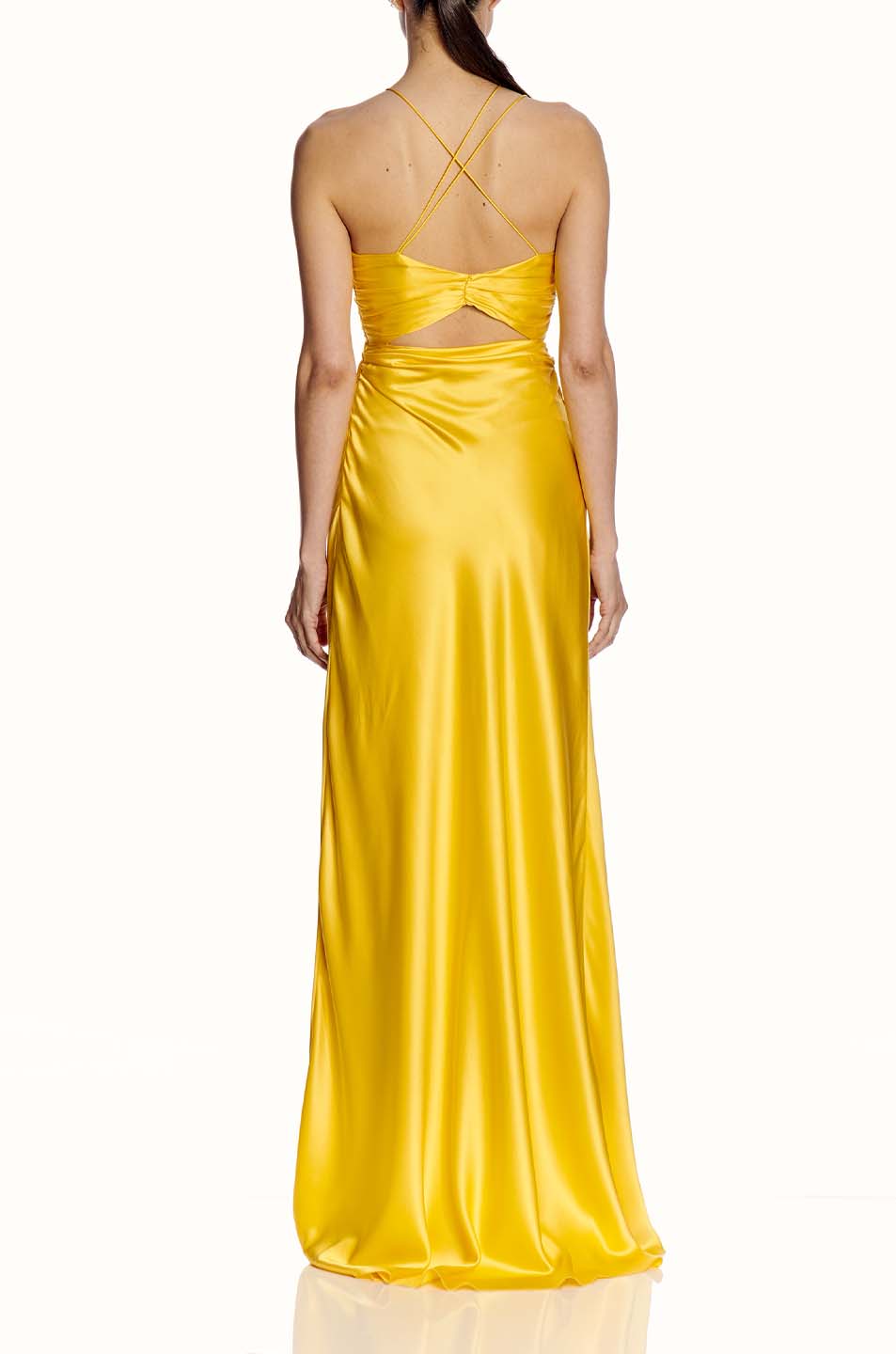 Asymmetrical Strappy Gown