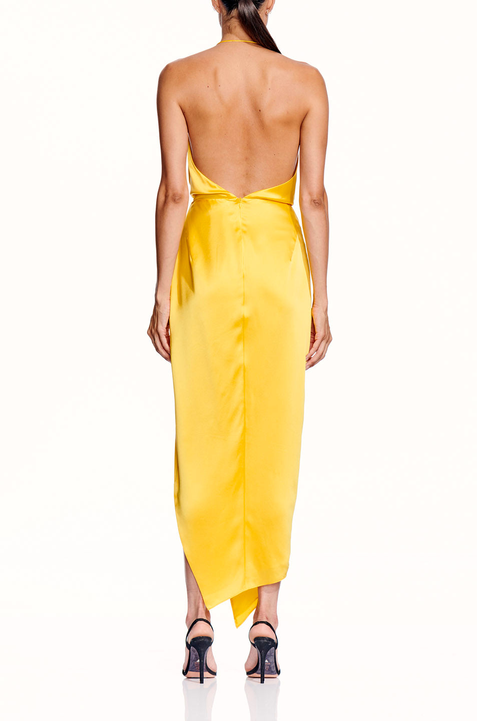 Halter Cowl Dress