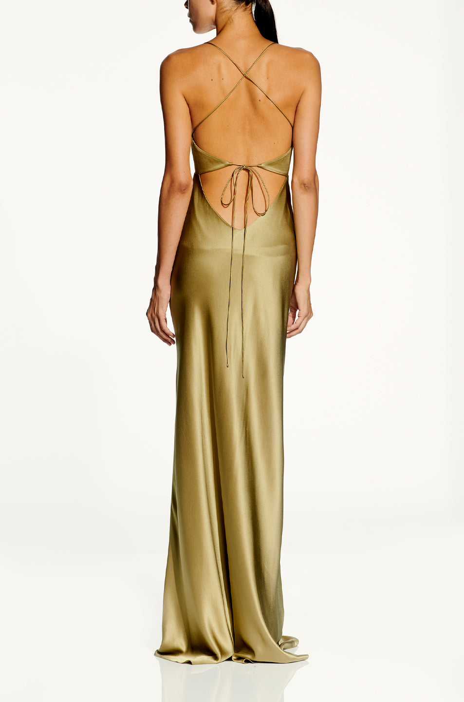 Twist Bandeau Cut Out Gown- FINAL SALE
