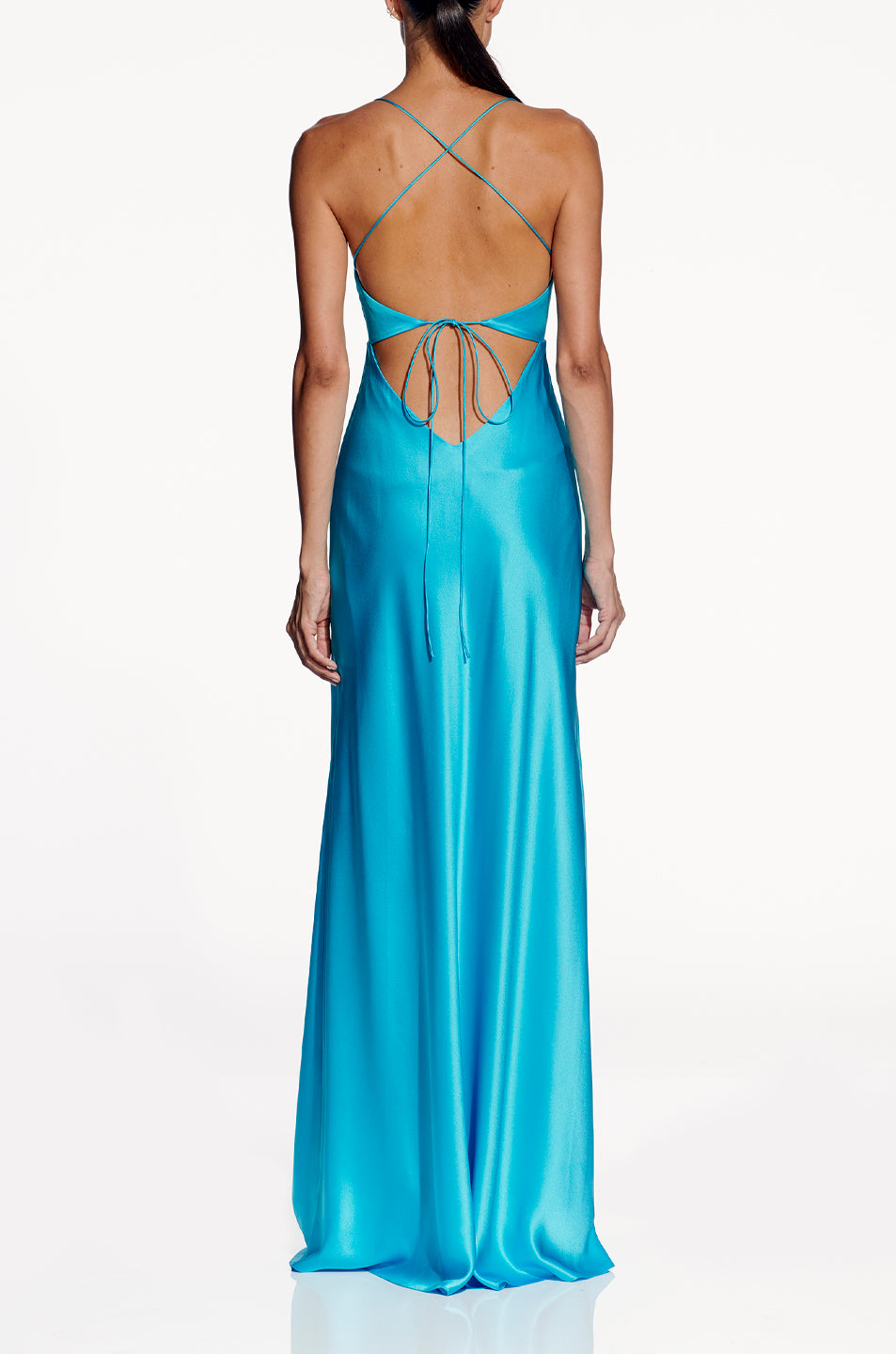 Twist Bandeau Cut Out Gown- FINAL SALE