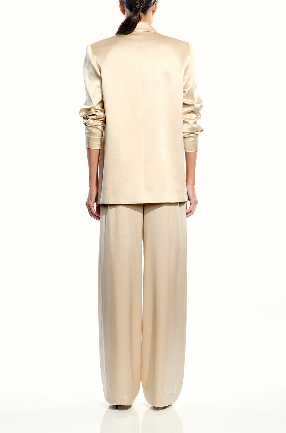 Oversized Silk Blazer