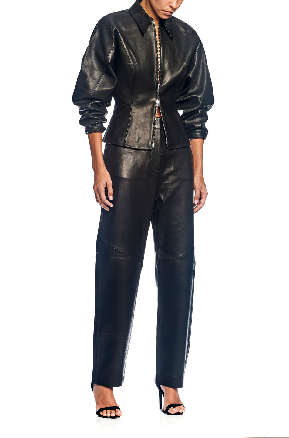 Fitted Leather Jacket