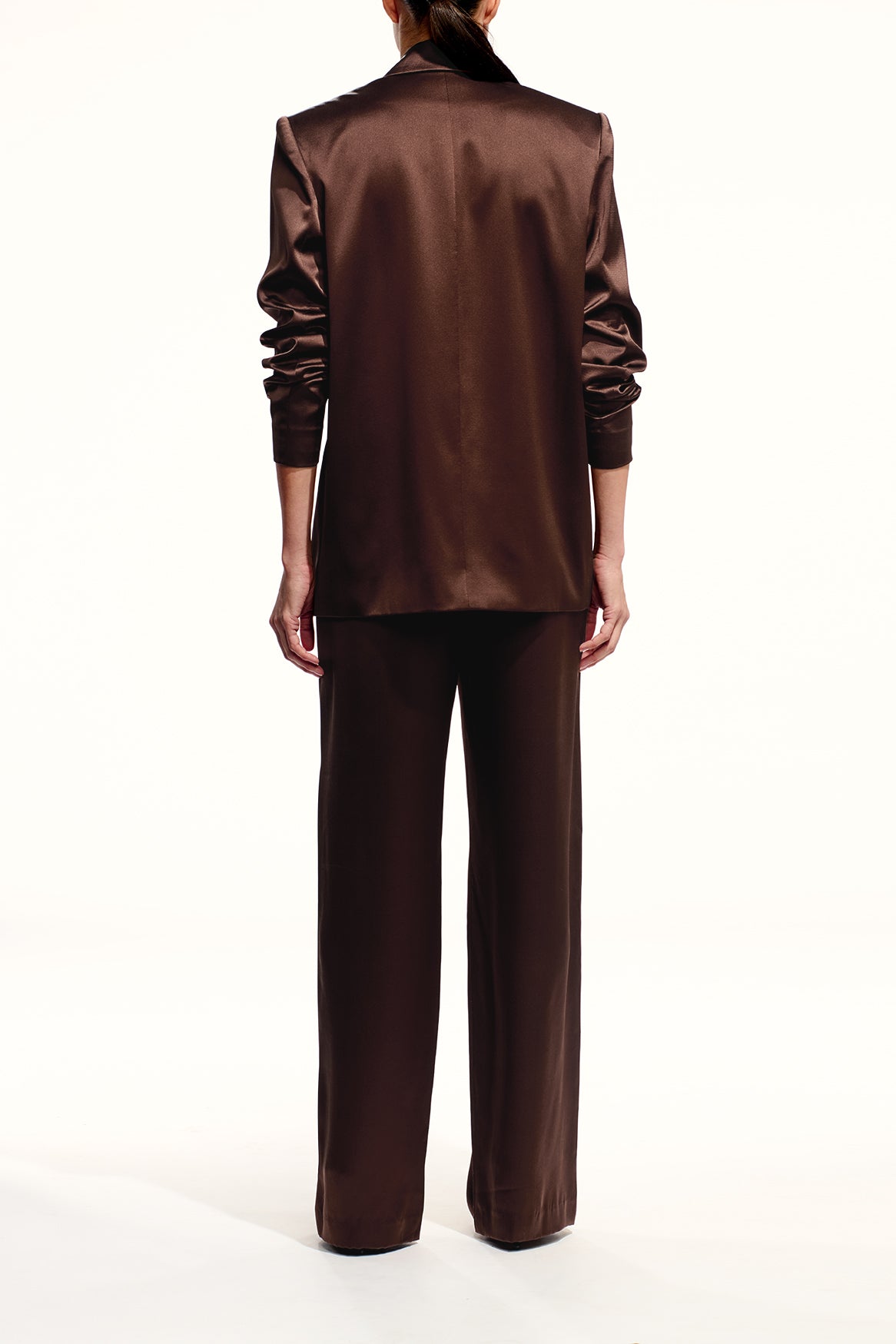 Oversized Silk Blazer