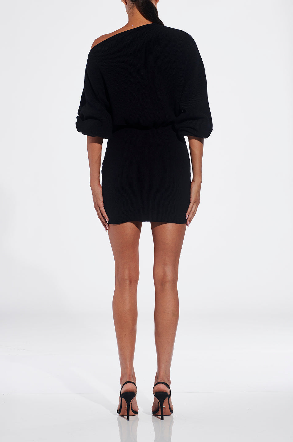 Off Shoulder Sweater Mini Dress