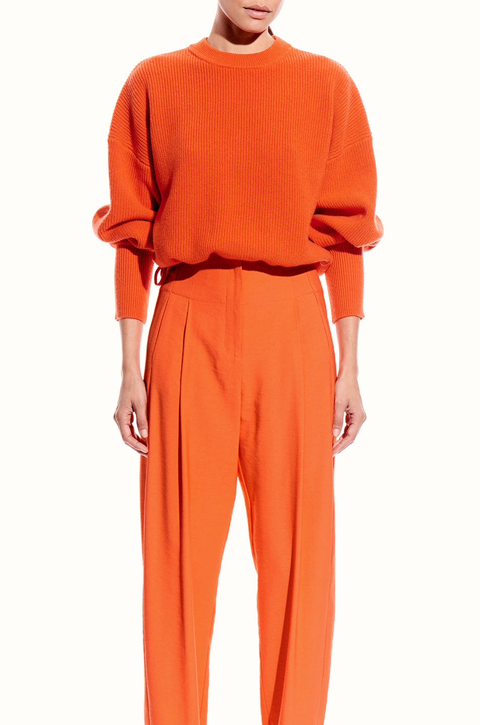 Long Cuffed Pullover With Ties- FINAL SALE