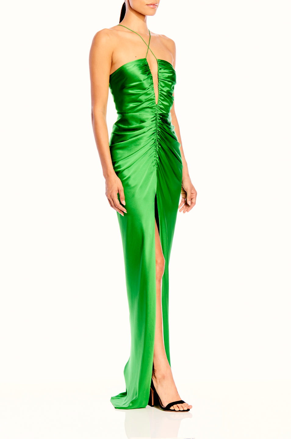Keyhole Gathered Gown- FINAL SALE