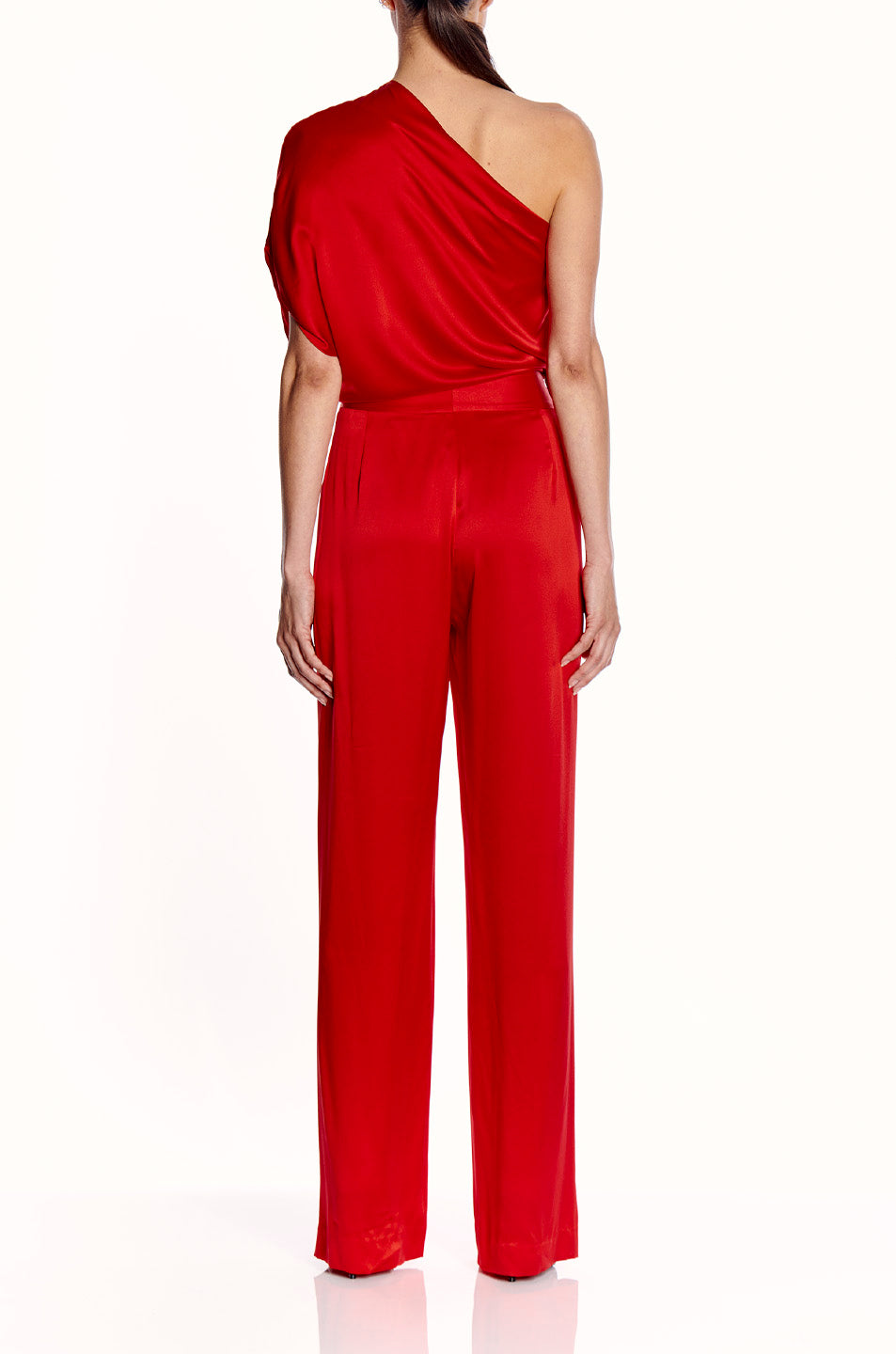 One Shoulder Top With Tie