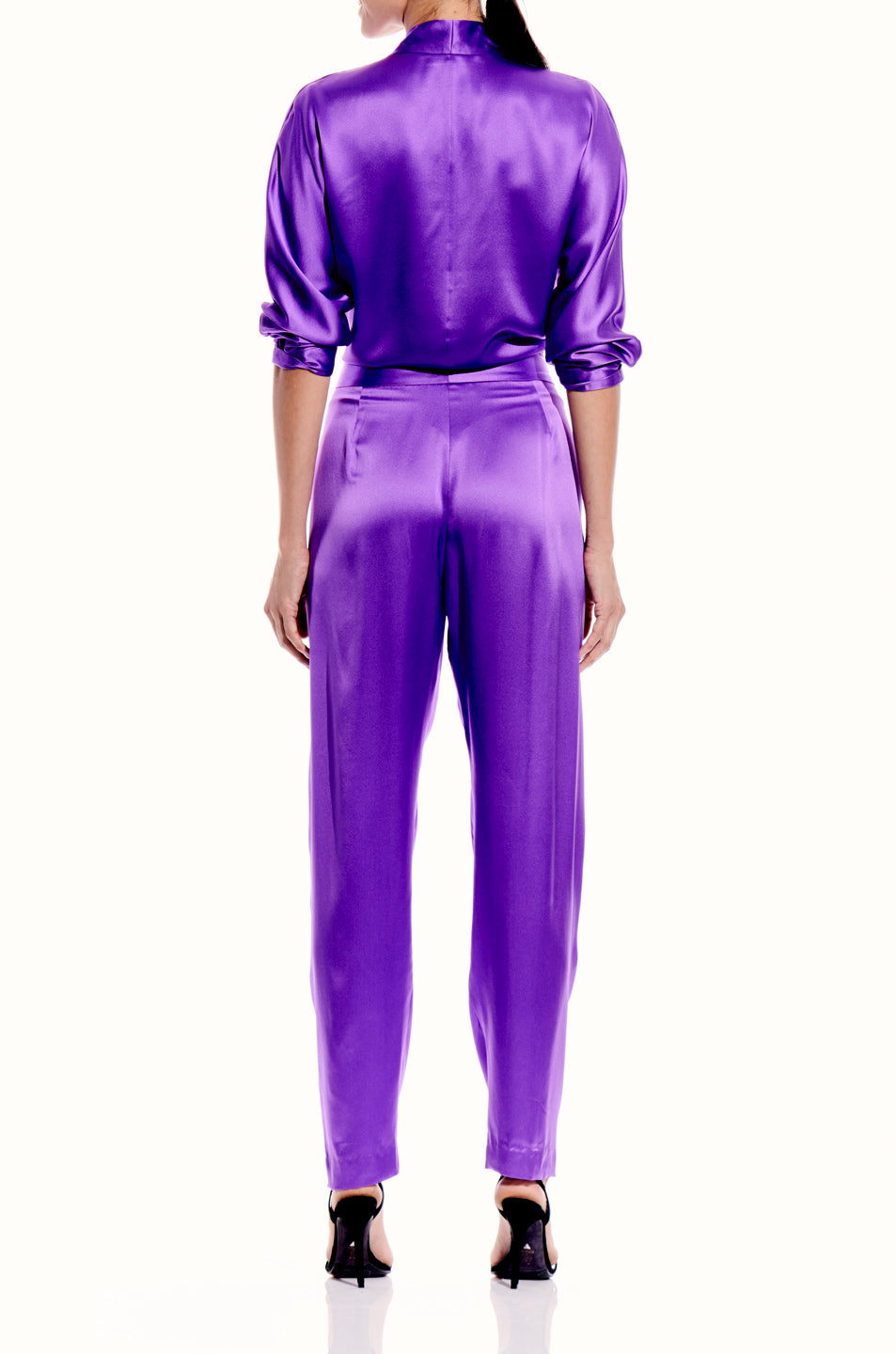 Long Sleeve Tie Front Blouse- FINAL SALE