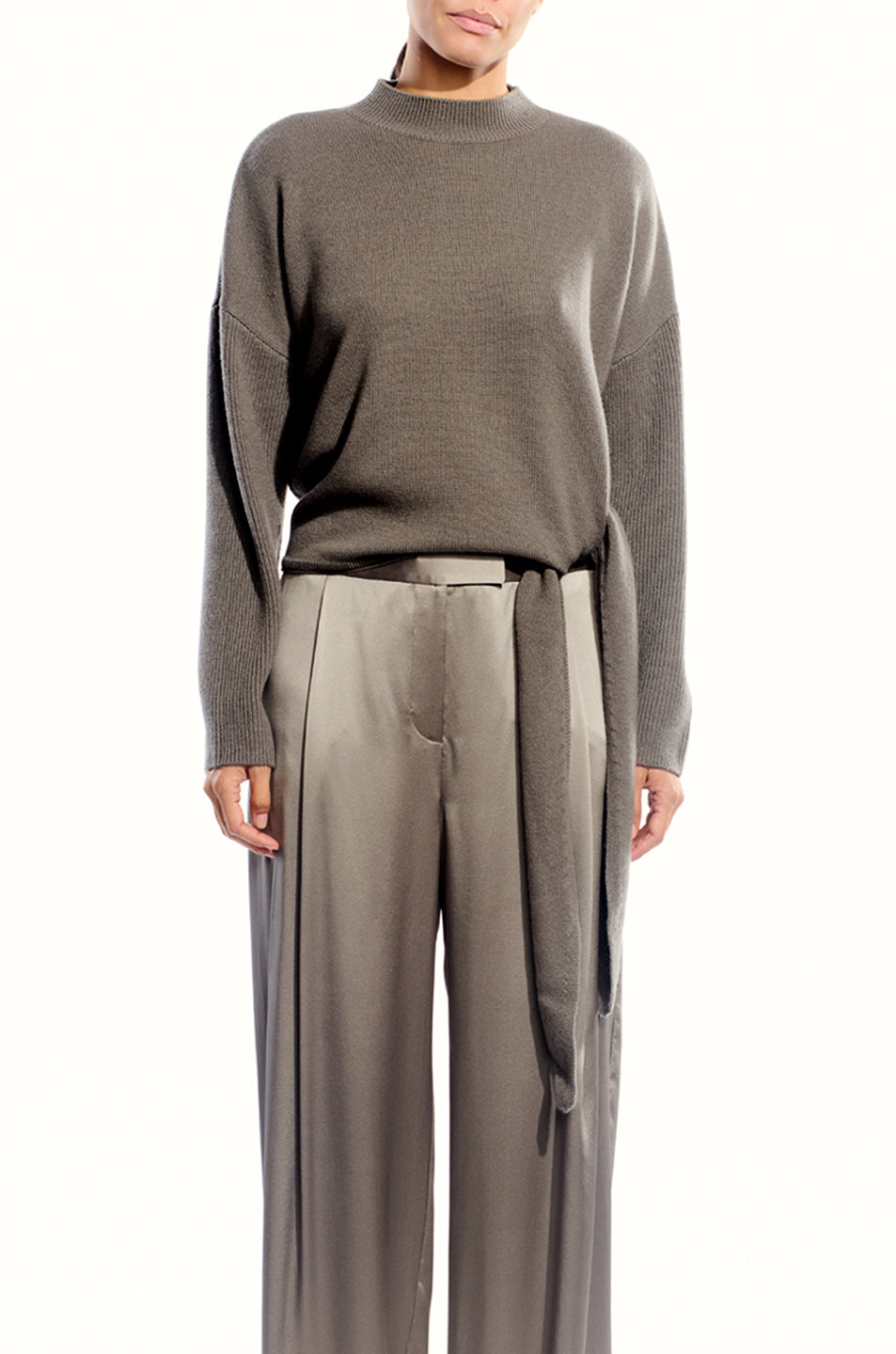 Sweater With Side Tie