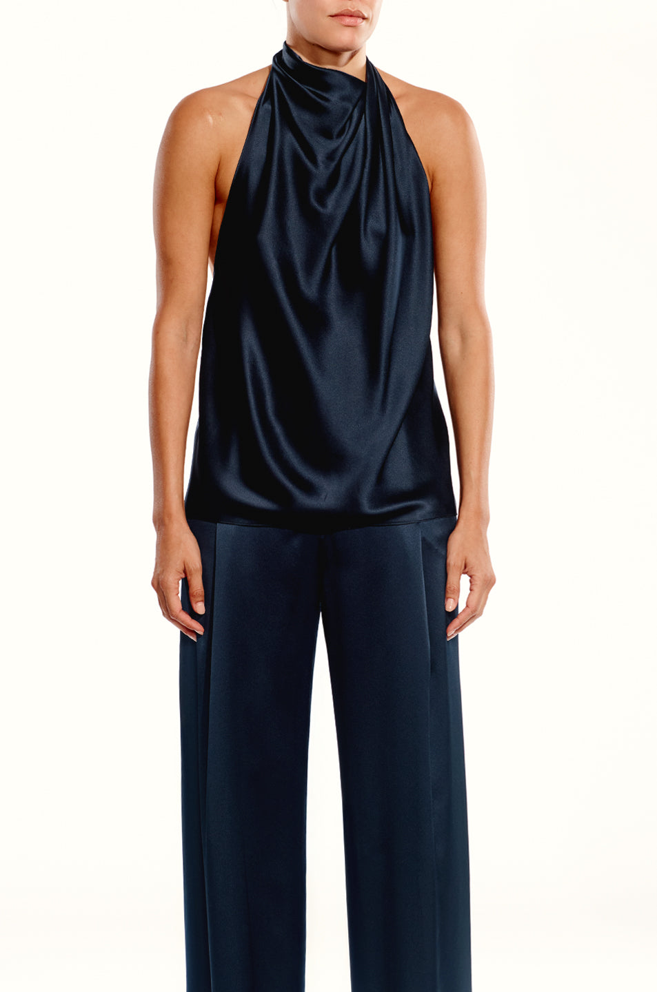 Draped Halter Top