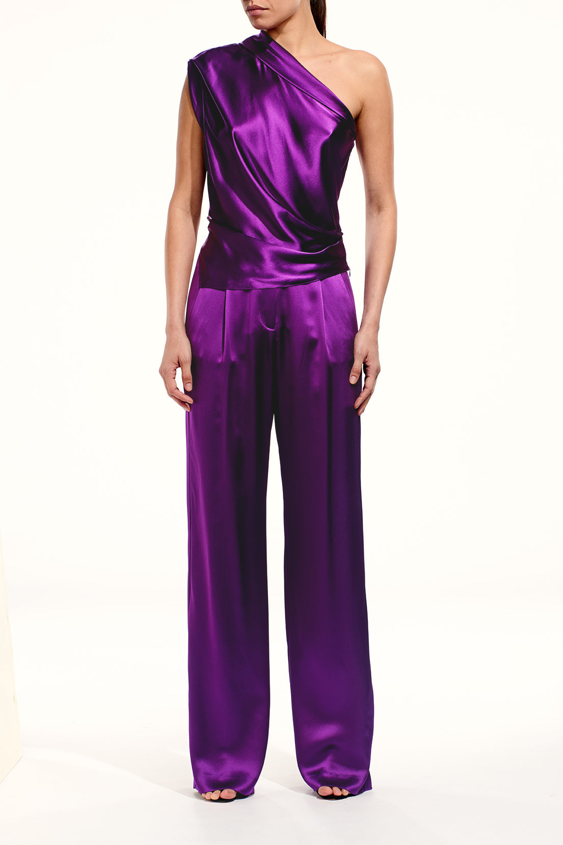 Asymmetrical Lapel Top