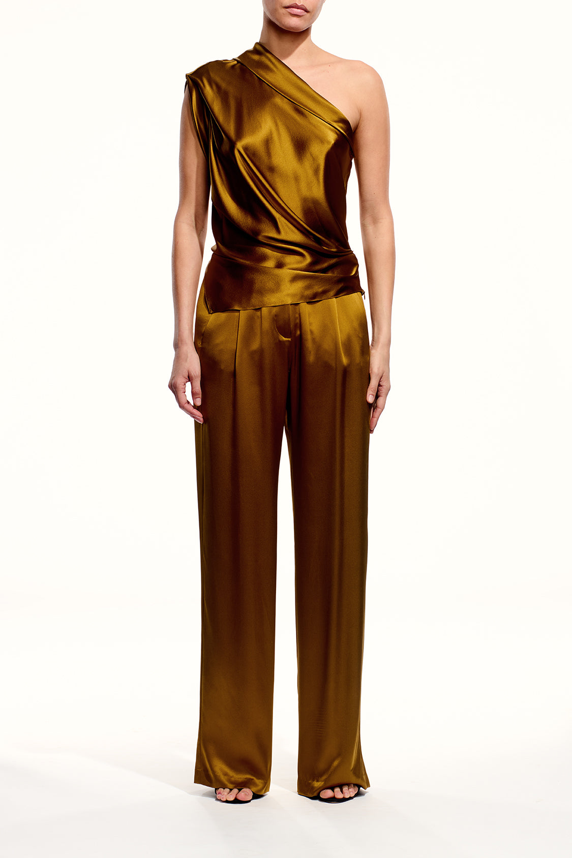 Asymmetrical Lapel Top