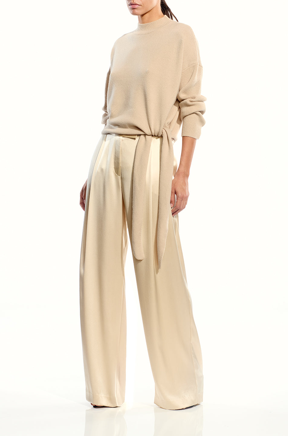 Sweater With Side Tie