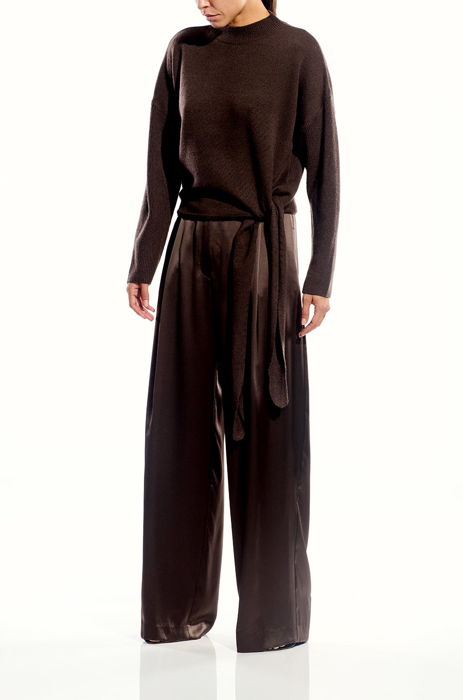 Sweater With Side Tie