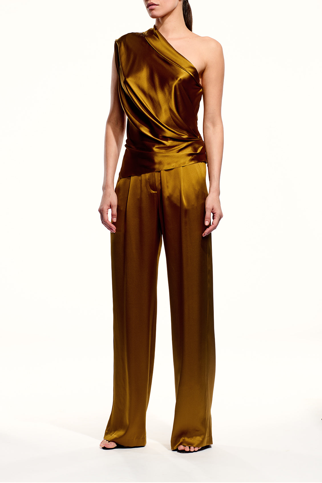 Asymmetrical Lapel Top