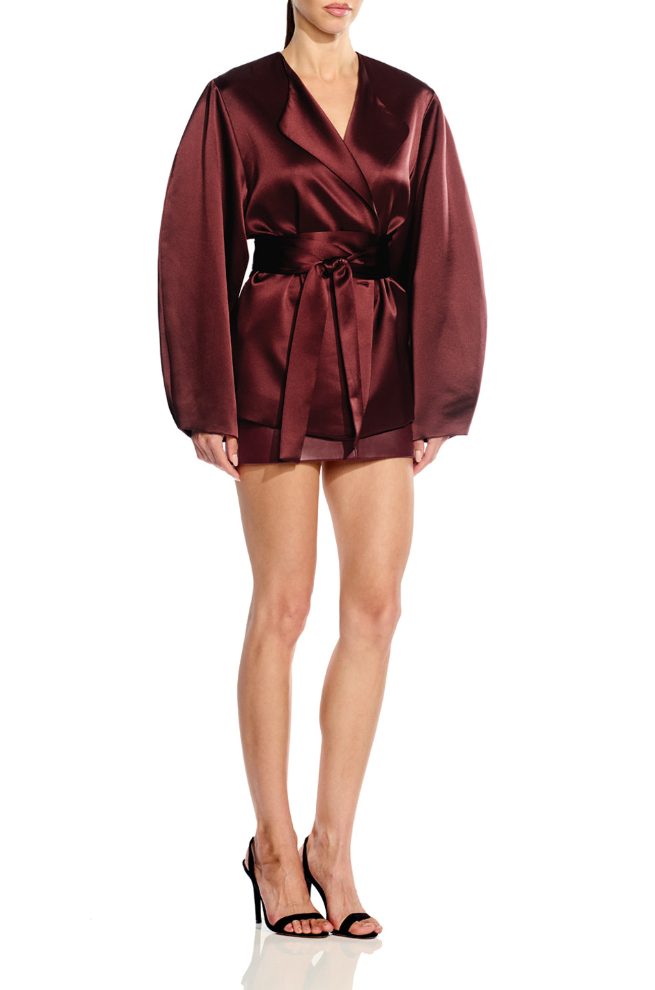 Blouson Jacket With Tie