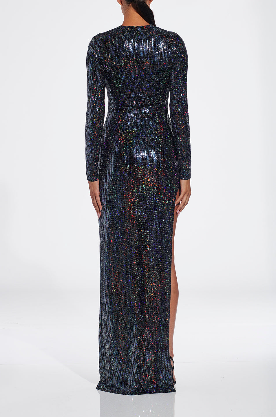 Long Sleeve Cut Out Gown- FINAL SALE