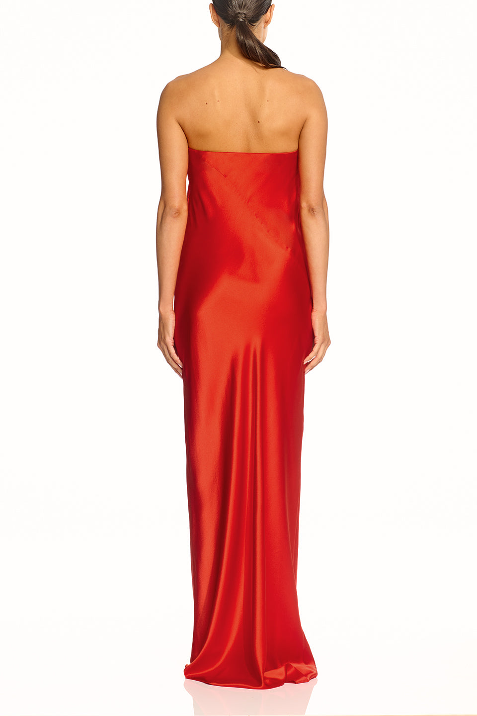 Draped Strapless Gown