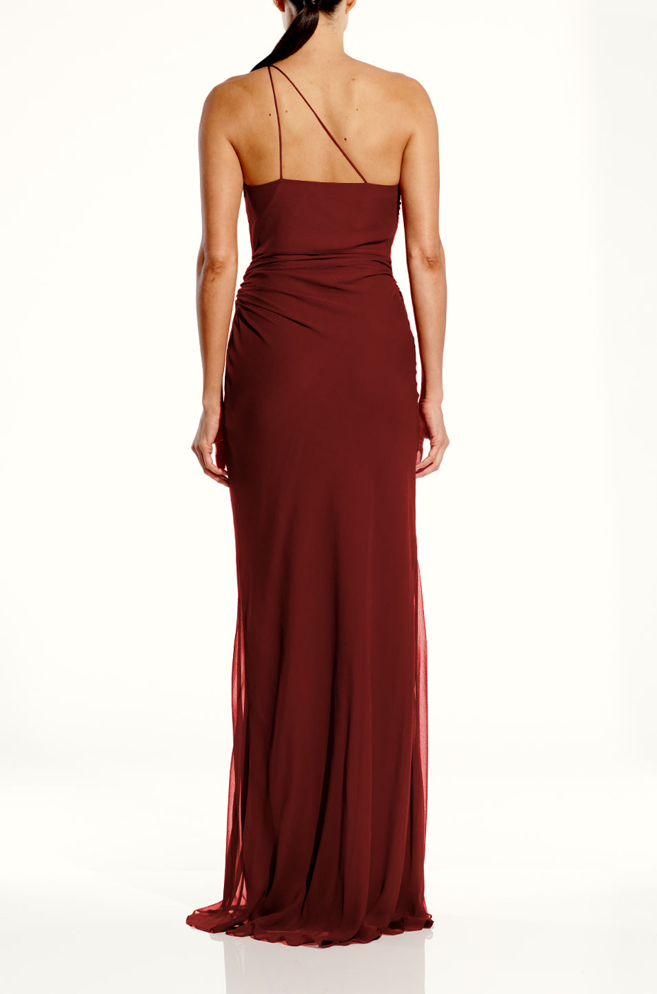Strappy Diaphanous Gown