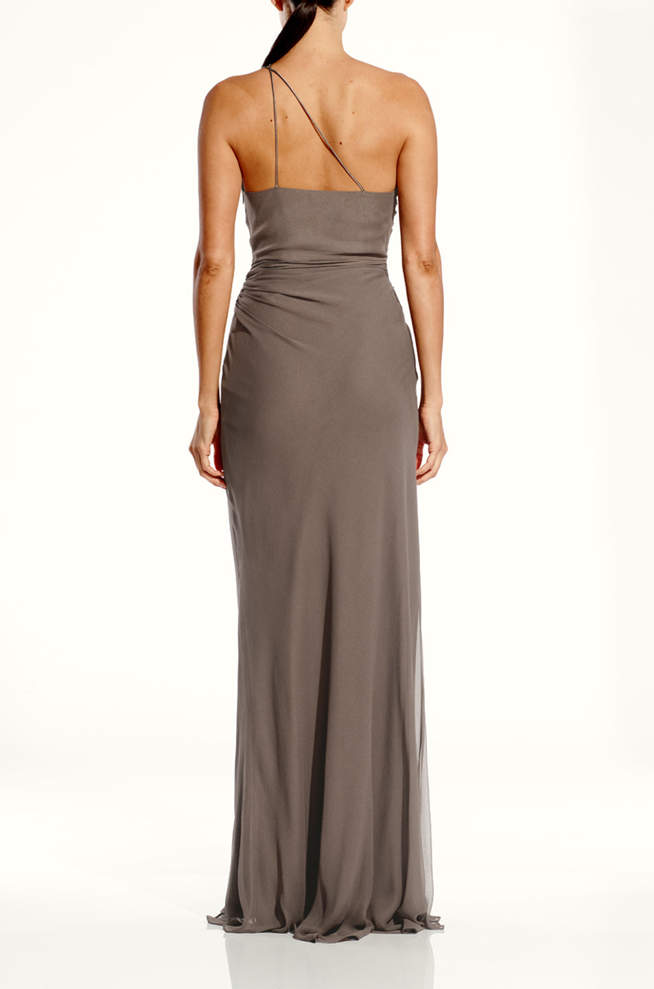 Strappy Diaphanous Gown