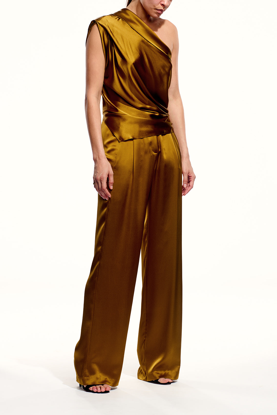 Asymmetrical Lapel Top