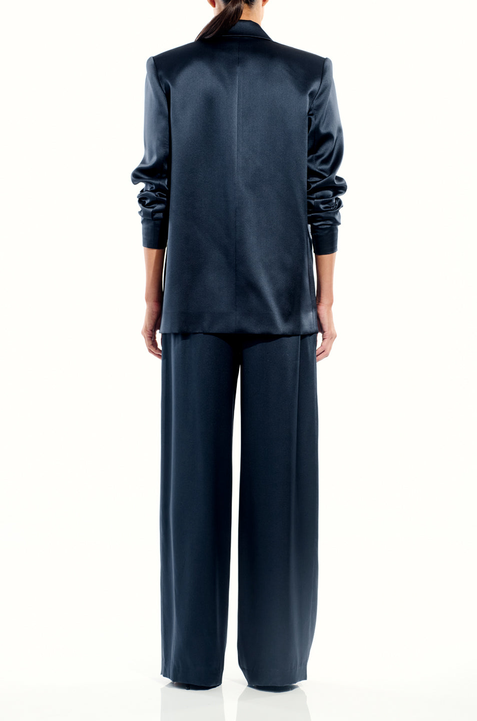 Oversized Silk Blazer